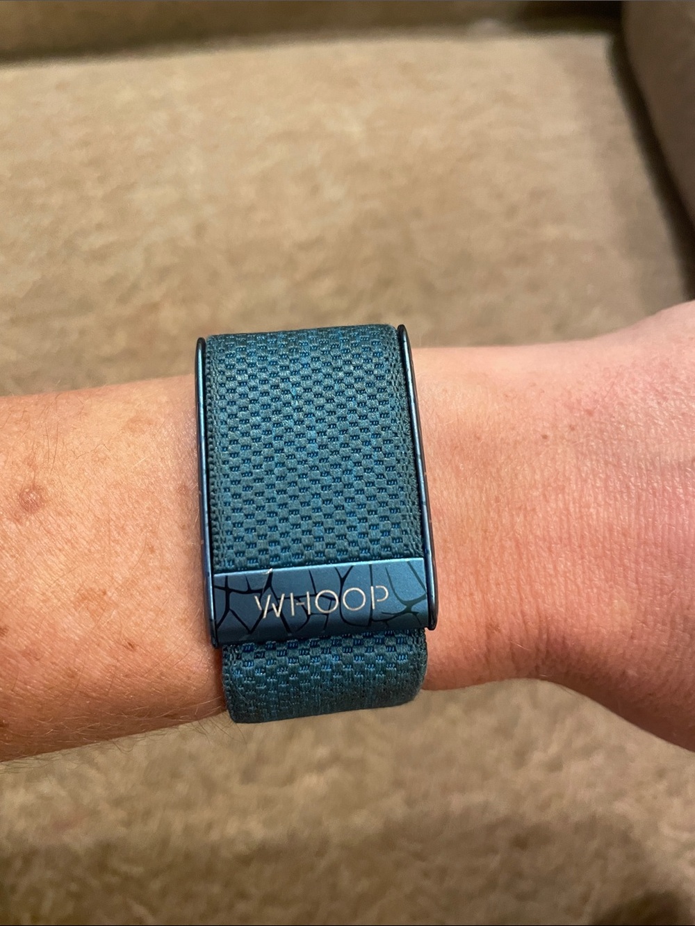 WHOOP 4.0 Proknit band with clasp in Blue